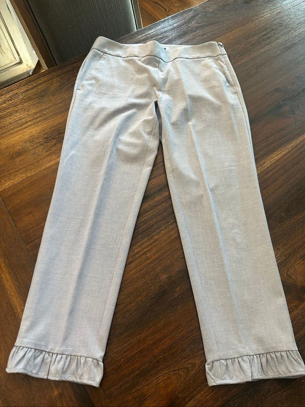 LOFT ruffle hem pants